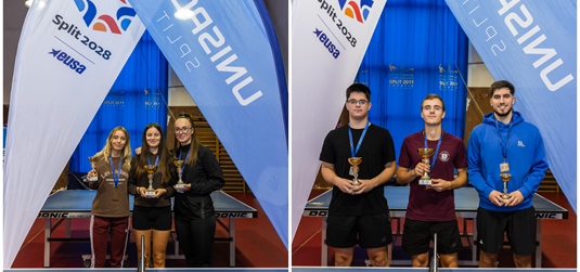 Najbrojnije sveučilišno natjecanje u stolnom tenisu do sada